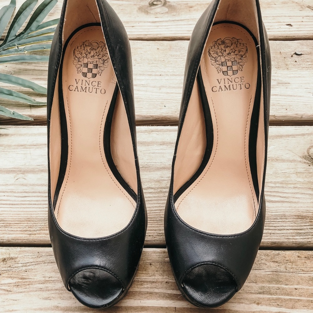 Vince Camuto Peep Toe Heels